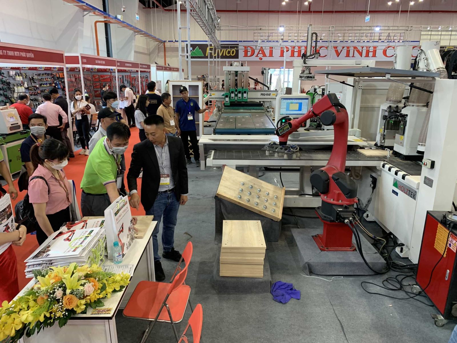 Hình ảnh tại triển lãm BIFA WOOD 2022 tại hội chợ quốc tế Bình Dương