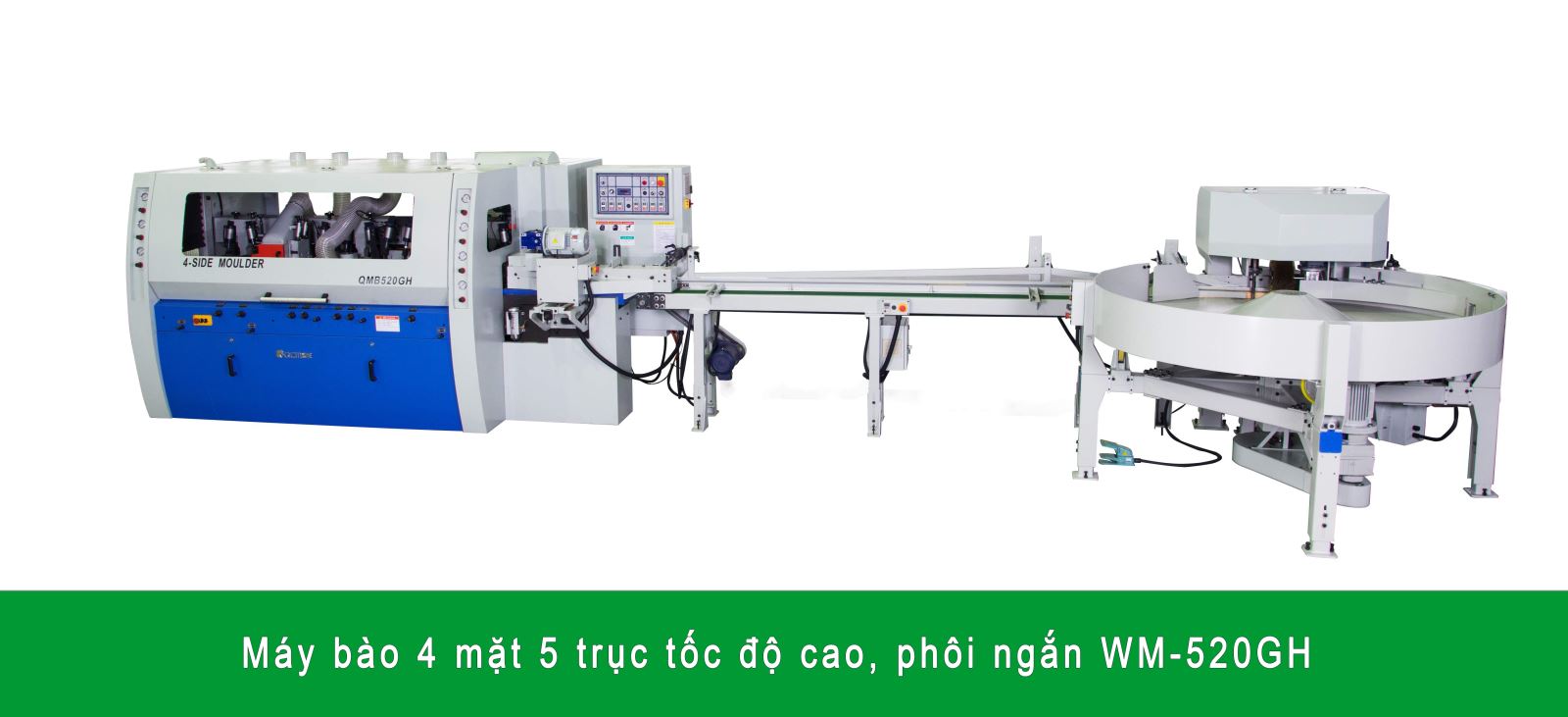Máy bào phôi ngắn tốc độ cao WM-523GH