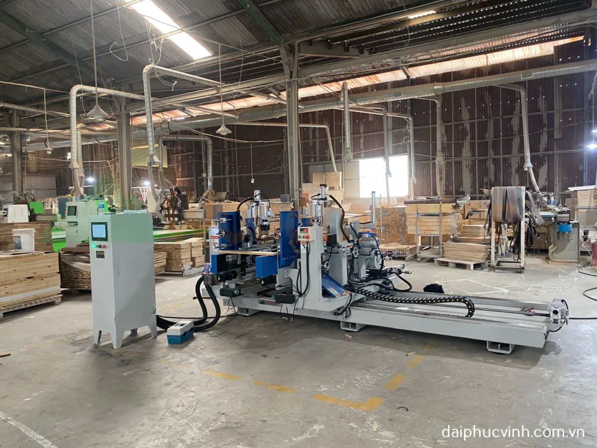 MÁY CƯA CẮT KHOAN PHAY 2 ĐẦU TỰ ĐỘNG 2500MM 8858