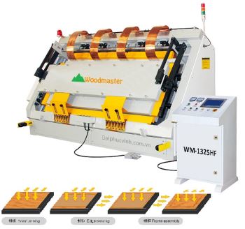 MÁY ÉP KHUNG CAO TẦN WOODMASTER( Kiểu Chữ A)