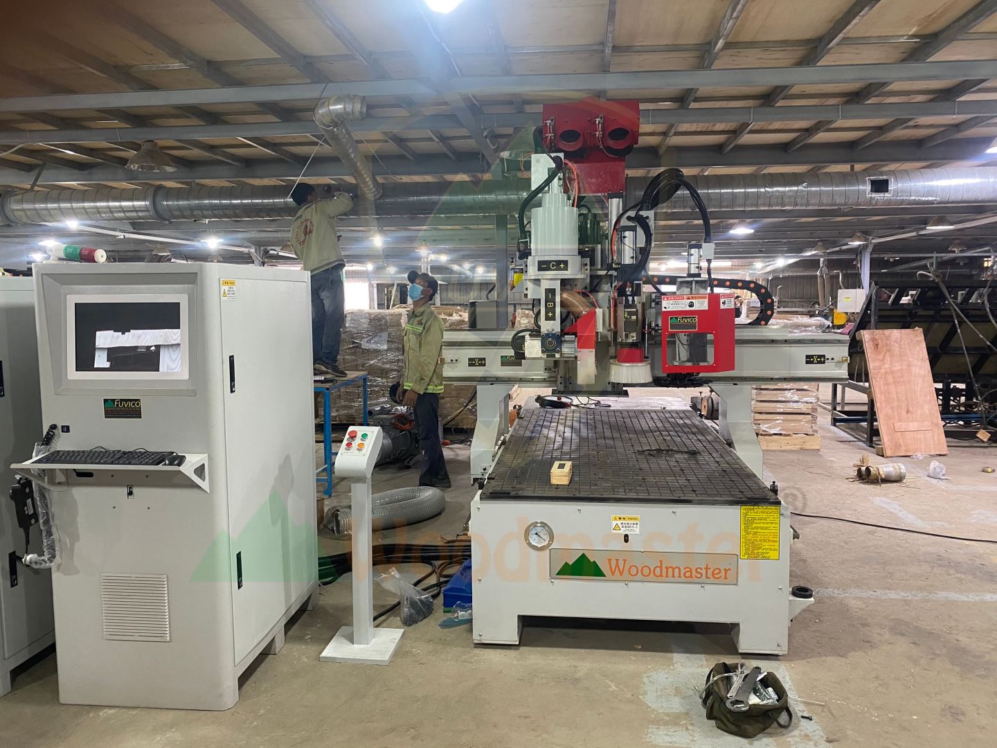 MÁY PHAY CNC TRUNG TÂM + TRỤC CƯA XOAY 5 TRỤC 11064