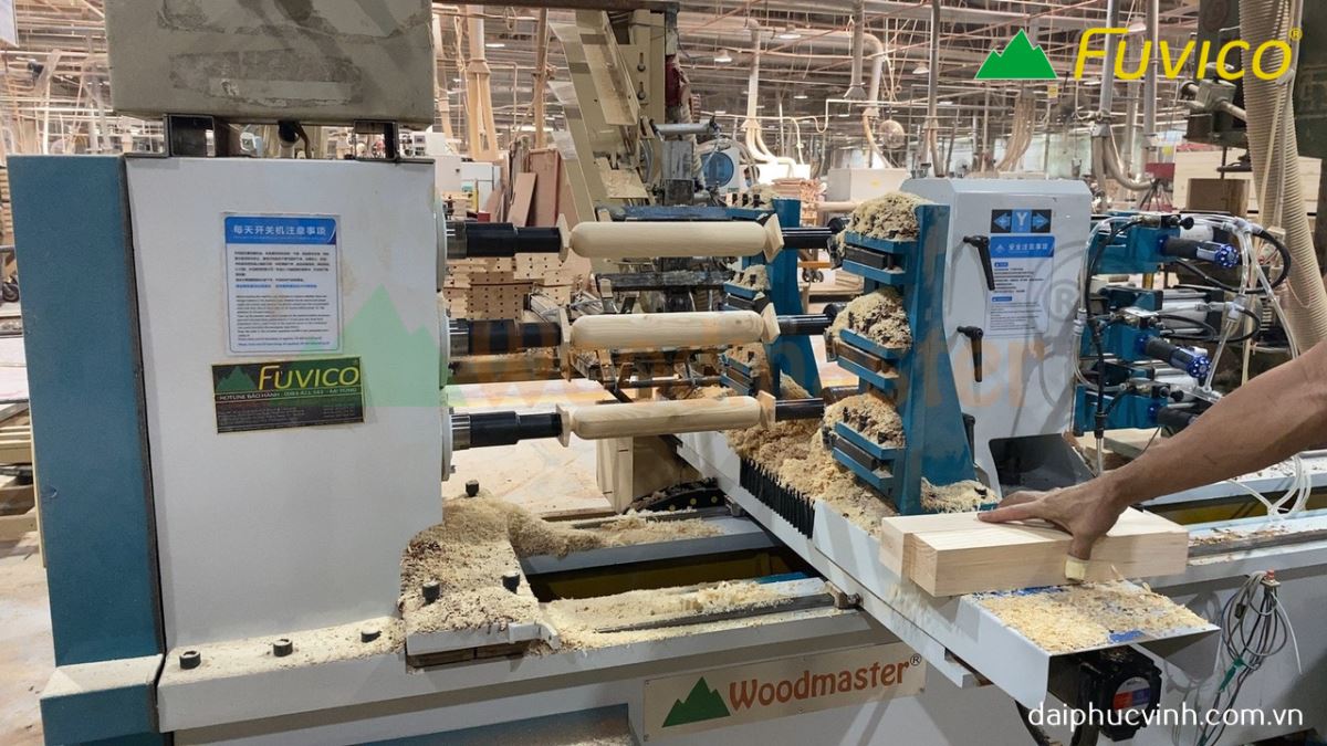MÁY TIỆN GỖ CNC 3 TRỤC 1500MM 9030