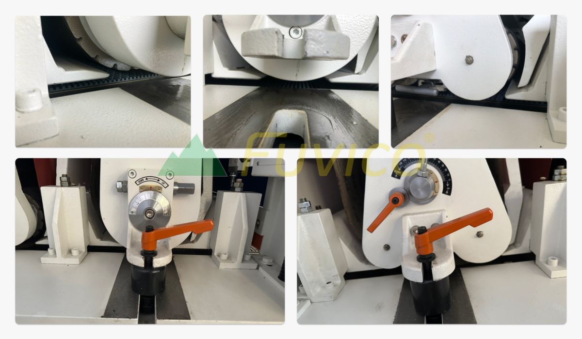 MÁY CHÀ NHÁM THÙNG 1300MM 2 TRỤC ( cảm ứng ) 9815