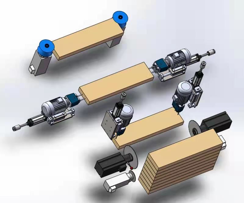 MÁY CƯA CẮT KHOAN PHAY 2 ĐẦU TỰ ĐỘNG 2500MM 8852