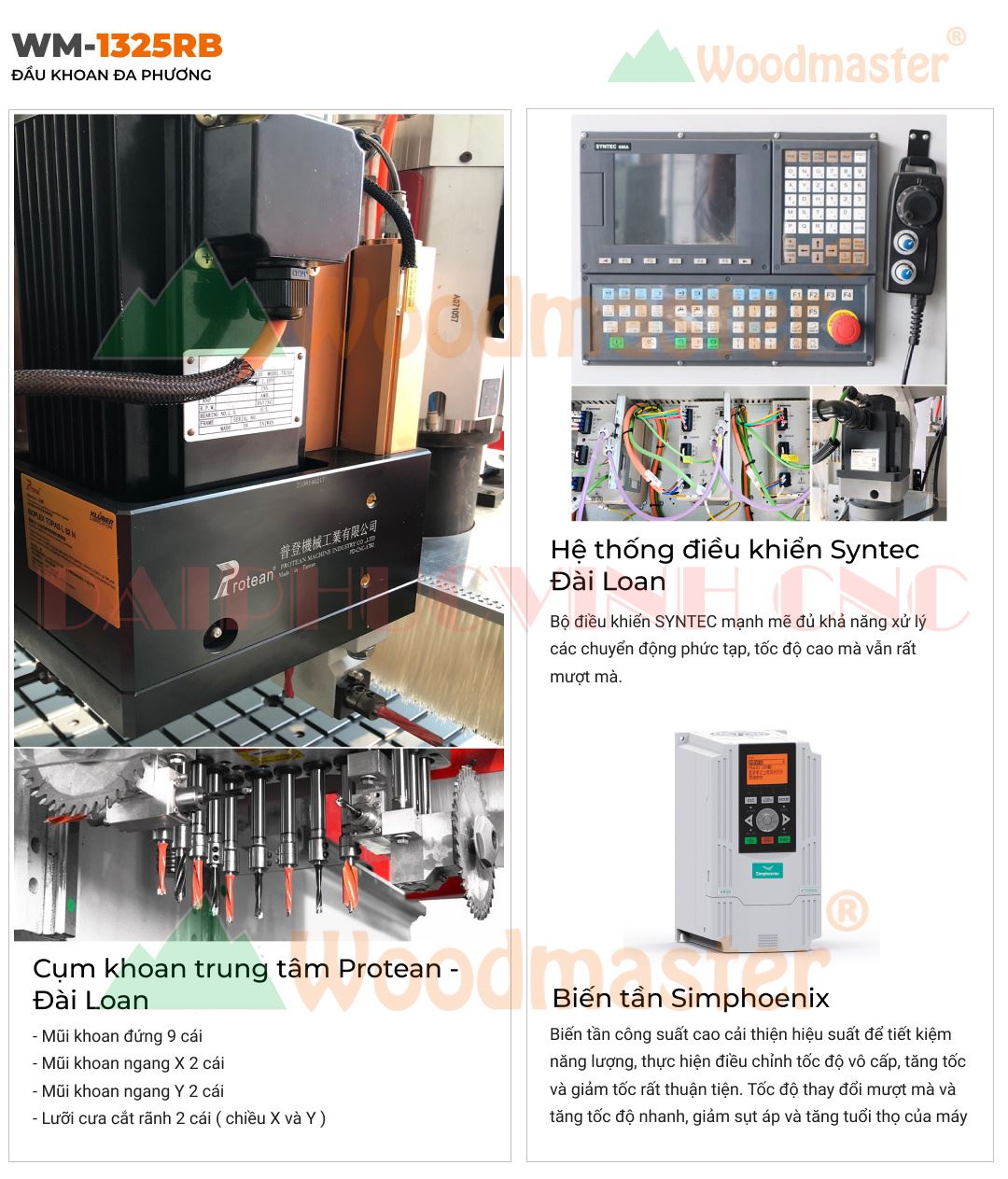 MÁY CNC TRUNG TÂM 2.5D KHOAN 5 MẶT THAY DAO TỰ ĐỘNG 8170