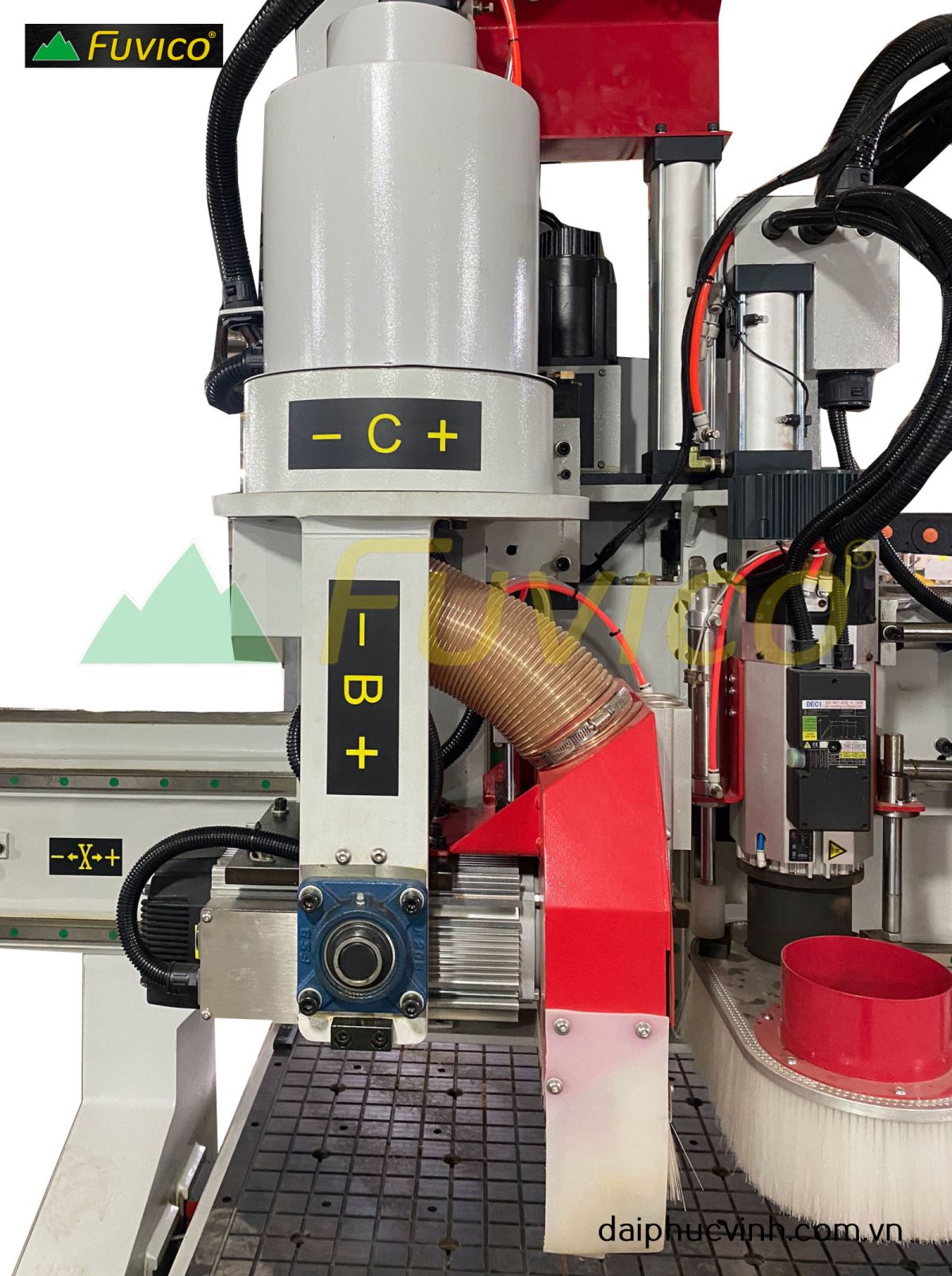 MÁY PHAY CNC TRUNG TÂM + TRỤC CƯA XOAY 5 TRỤC 9735