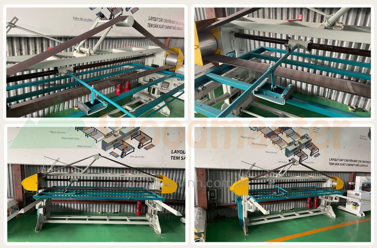 MÁY CHÀ NHÁM BĂNG NẰM 2500MM 9883