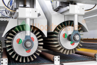 MÁY CHÀ NHÁM CHỔI THÙNG 4 TRỤC ( xả lông xả lót ) 5506