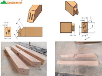 Máy Tạo Mộng Âm Dương CNC 4 Trục 16 Dao Kẹp Xoay 90 Độ Lật Mặt Phôi 670