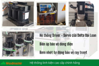 MÁY CƯA LỌNG CNC 2500MM LỌNG CHI TIẾT GỖ PHỨC TẠP 9776