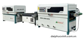 MÁY CHÀ NHÁM CHỔI THÙNG 2 MẶT 1300MM (băng tải hút chân không)