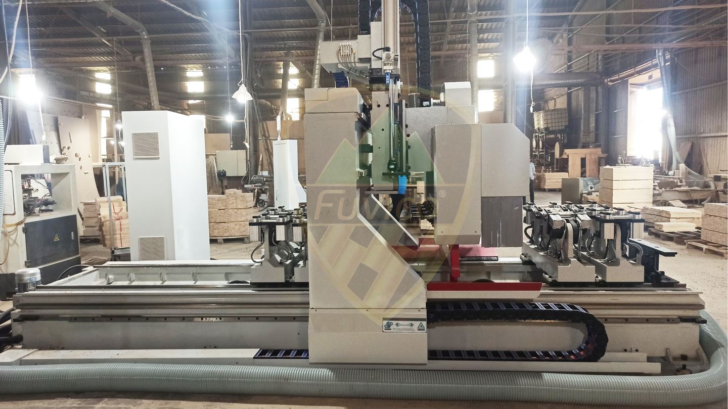 MÁY PHAY CNC 4 TRỤC 16 DAO KẸP XOAY 180 ĐỘ gia công 5 mặt phôi 11191