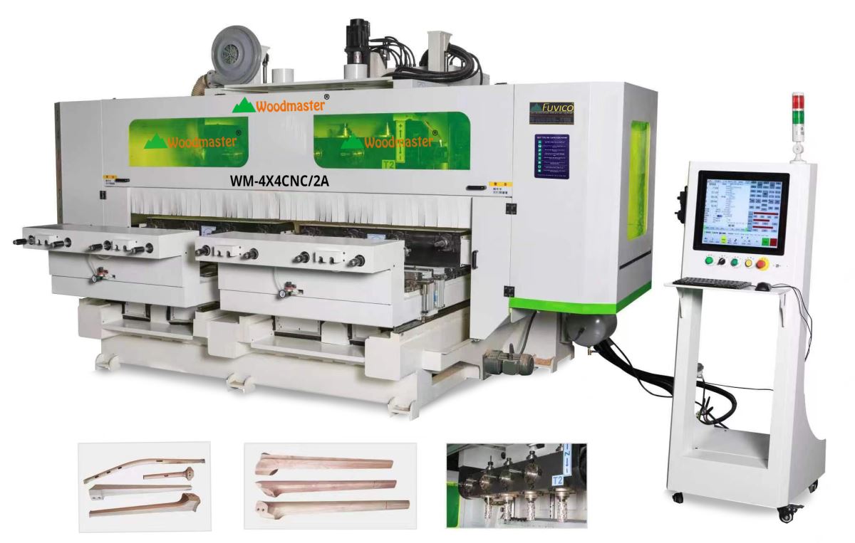 MÁY PHAY CNC 4 TRỤC 16 DAO 2 BÀN KẸP PHÔI XOAY 360 ĐỘ