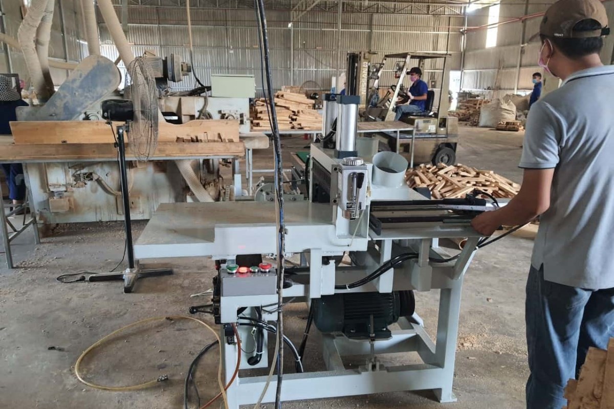MÁY CẮT PHÔI ĐOẠN TỰ ĐỘNG TRUNG QUỐC 5867