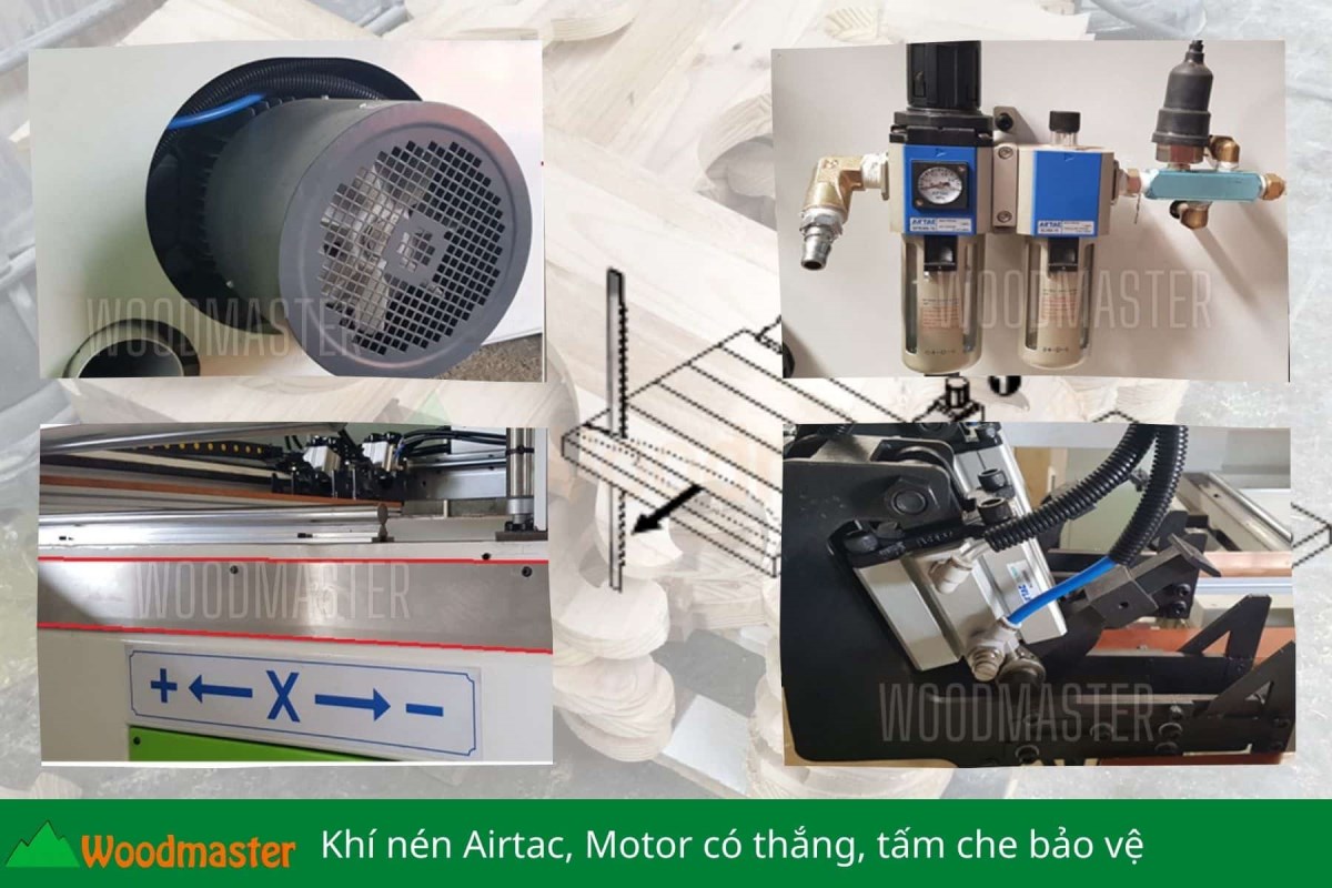MÁY CƯA LỌNG CNC 1200mm Woodmaster 8268