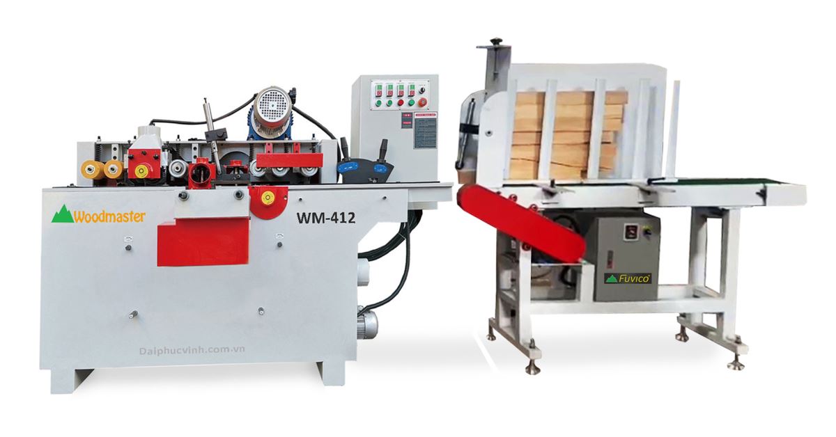 MÁY BÀO 4 MẶT 4 TRỤC DAO