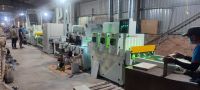 FULL Dây Chuyền Sơn UV mặt 4 nước với OPTION Máy Gắp Ván tự động 11201