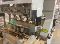 Máy Tạo Mộng Âm Dương CNC 4 Trục 16 Dao Kẹp Xoay 90 Độ Lật Mặt Phôi 8489