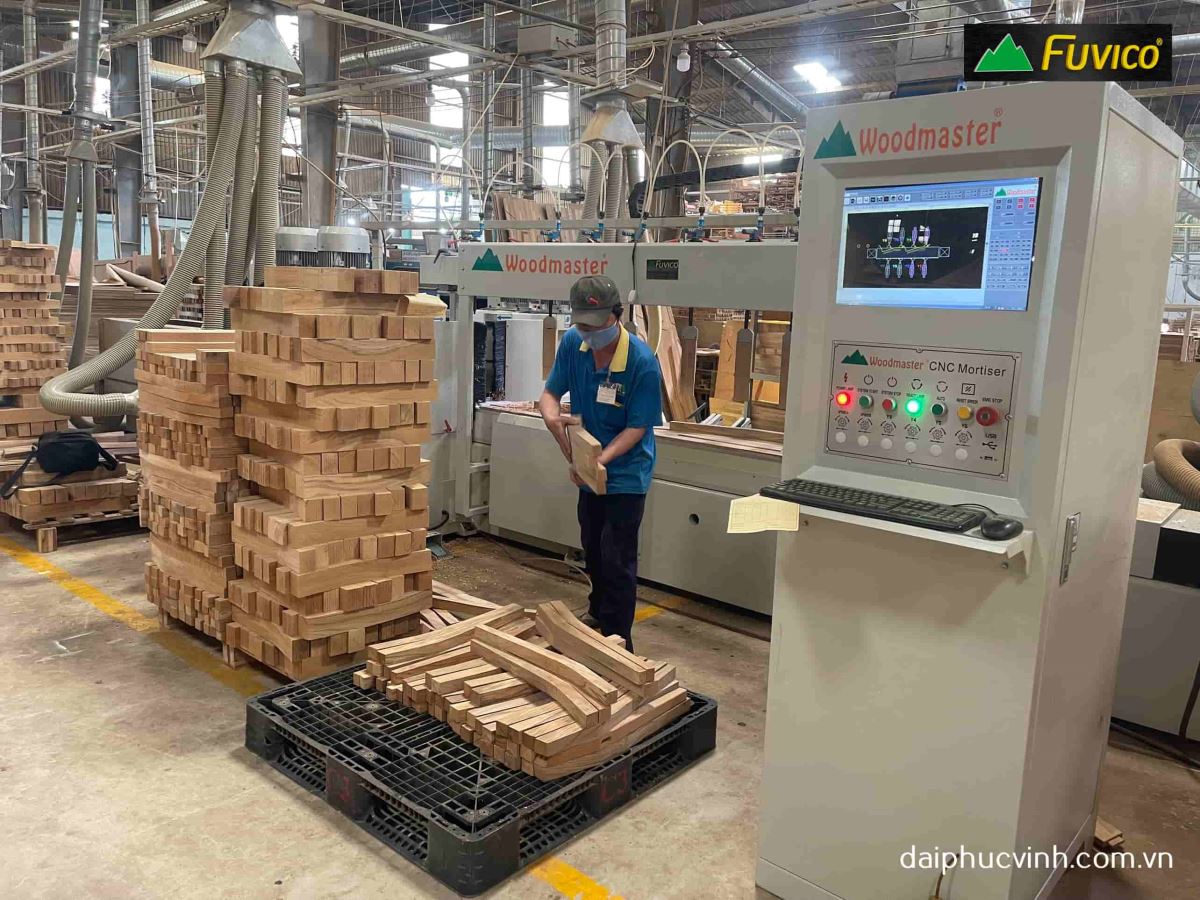 Máy phay tubi + chà nhám cnc 8523