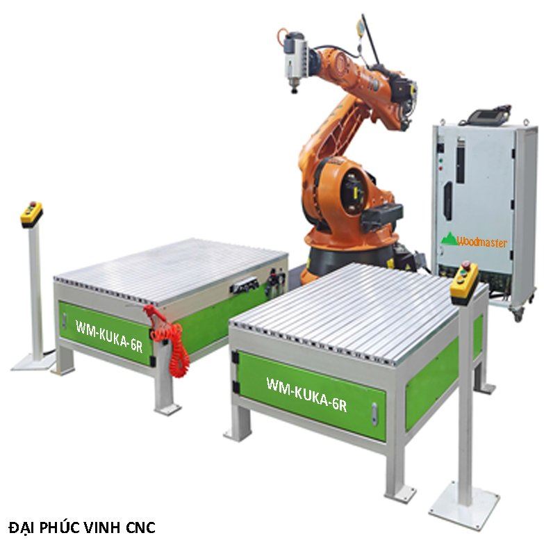 ROBOT 6 TRỤC 2 BÀN GIA CÔNG TỰA GHẾ
