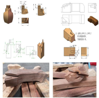Máy làm mộng Âm Dương CNC 4 giàn 16 trục dao kẹp xoay 90 độ 5m 8618