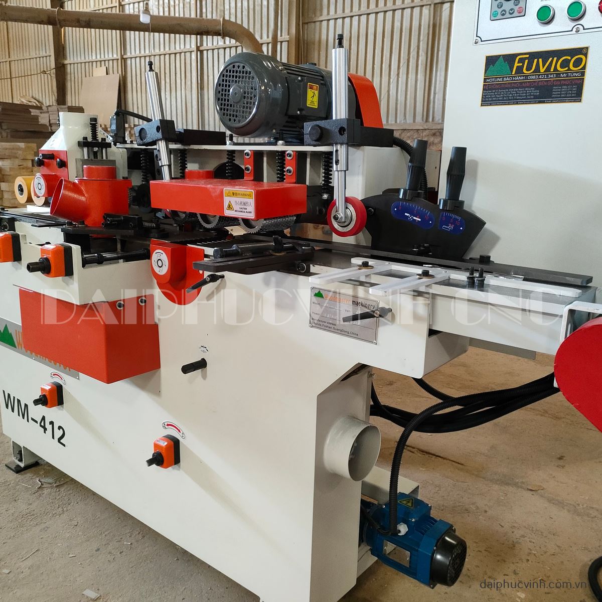 MÁY BÀO 4 MẶT MINI 4 TRỤC DAO 8089