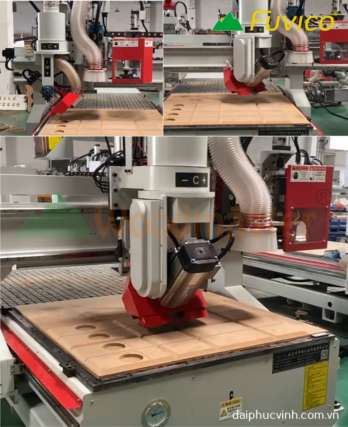 MÁY PHAY CNC TRUNG TÂM + TRỤC CƯA XOAY 5 TRỤC 9274