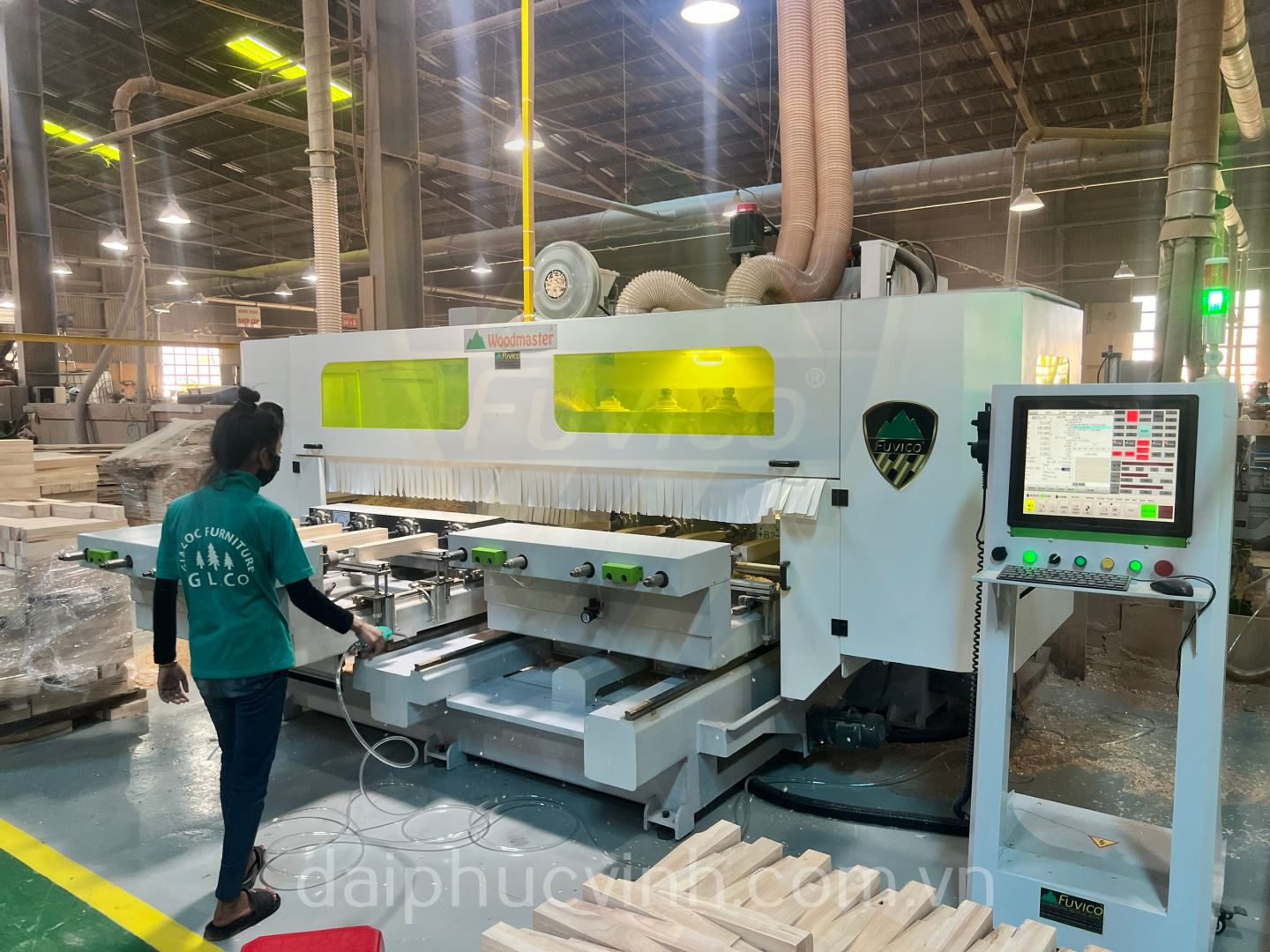 MÁY PHAY CNC 4 TRỤC 16 DAO 2 BÀN KẸP PHÔI XOAY 360 ĐỘ 11233