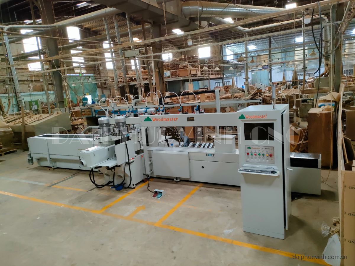 Máy phay tubi + chà nhám cnc 7585