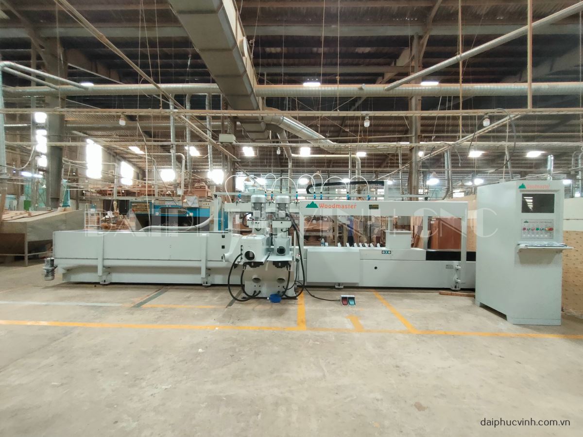 Máy phay tubi + chà nhám cnc 7584