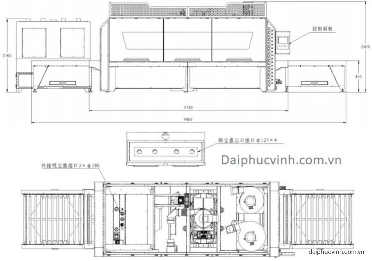 MÁY PHUN CÁT CHÀ NHÁM SƠN LÓT WOODMASTER (2 trục nhám chổi) 7487