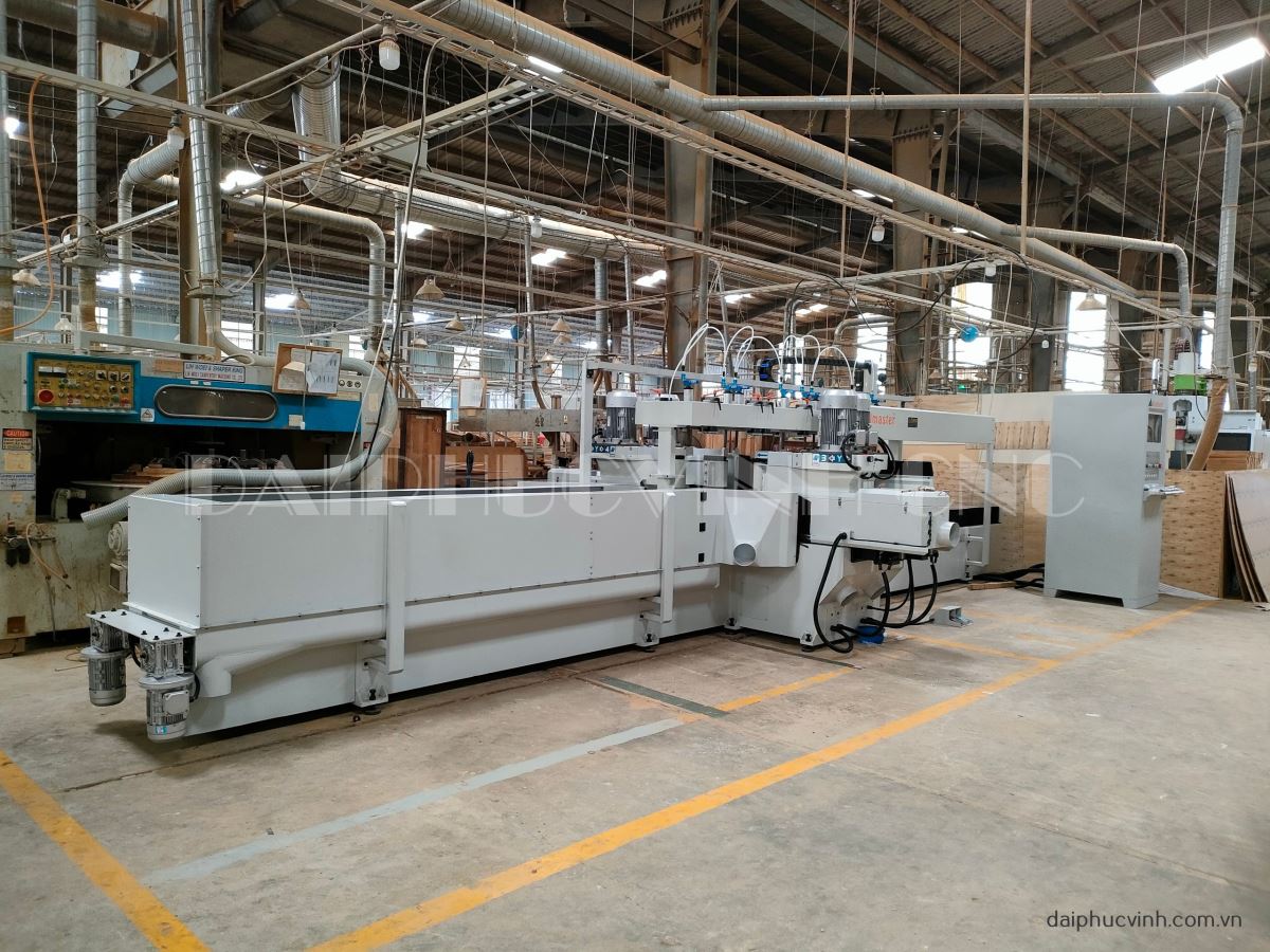 Máy phay tubi + chà nhám cnc 7586