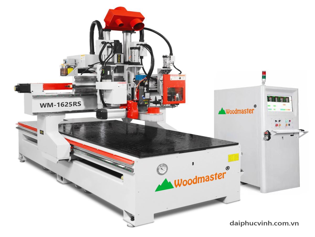MÁY CNC TRUNG TÂM THAY DAO TỰ ĐỘNG + TRỤC CƯA ĐA HƯỚNG WM-1625RS
