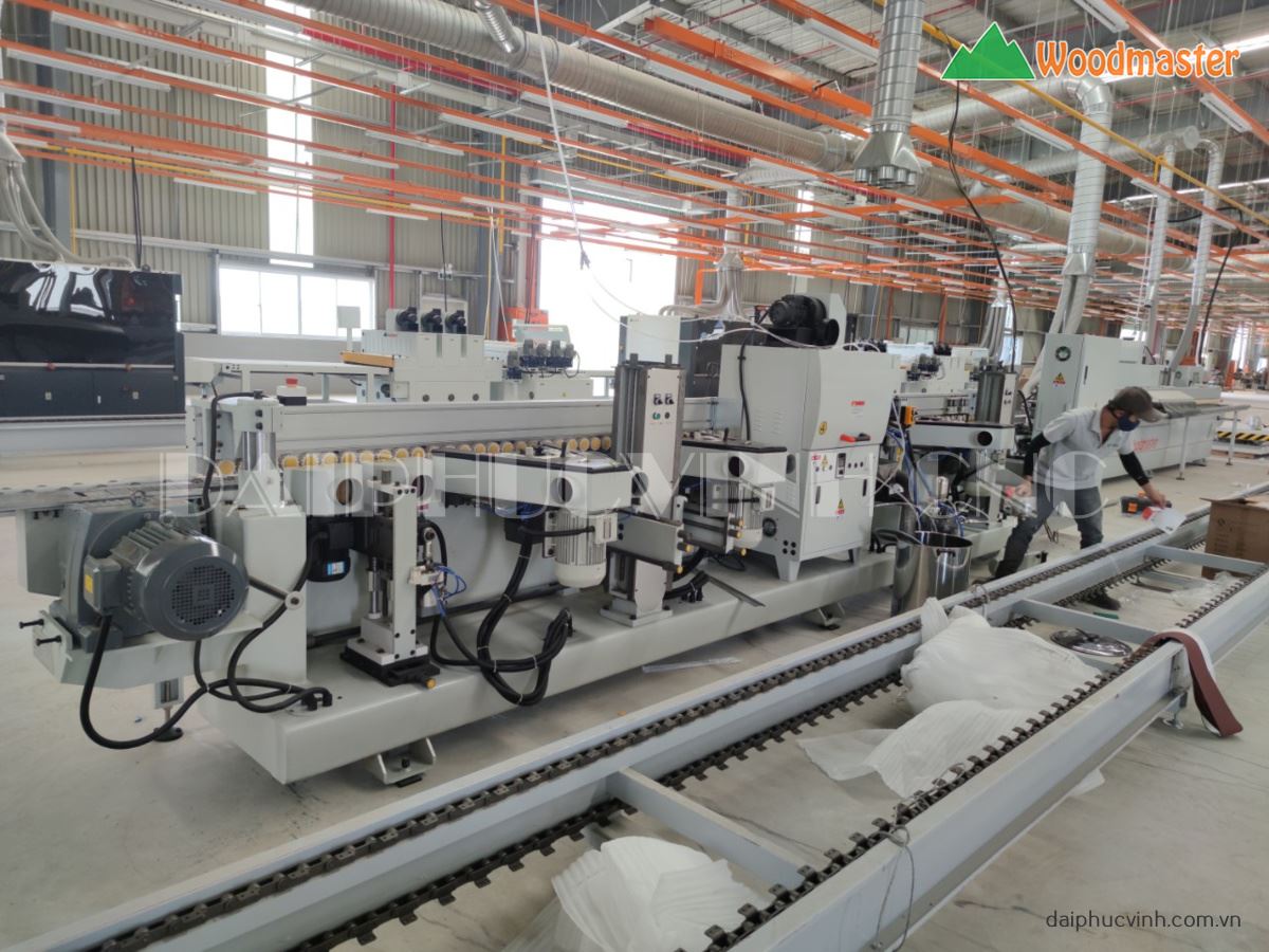 MÁY CHÀ NHÁM CẠNH SƠN SẤY NHIỀU CÔNG ĐOẠN (15 công đoạn) 8098