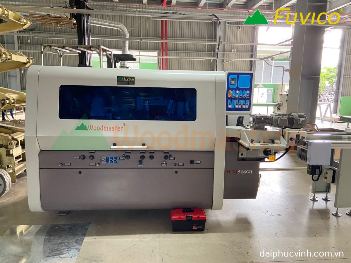 MÁY BÀO 4 MẶT 5 DAO CAO TỐC ( bàn xọc rãnh ) 9275