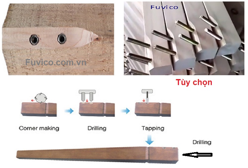 MÁY PHAY VÁT KHOAN CẤY ỐC TỰ ĐÔNG 303