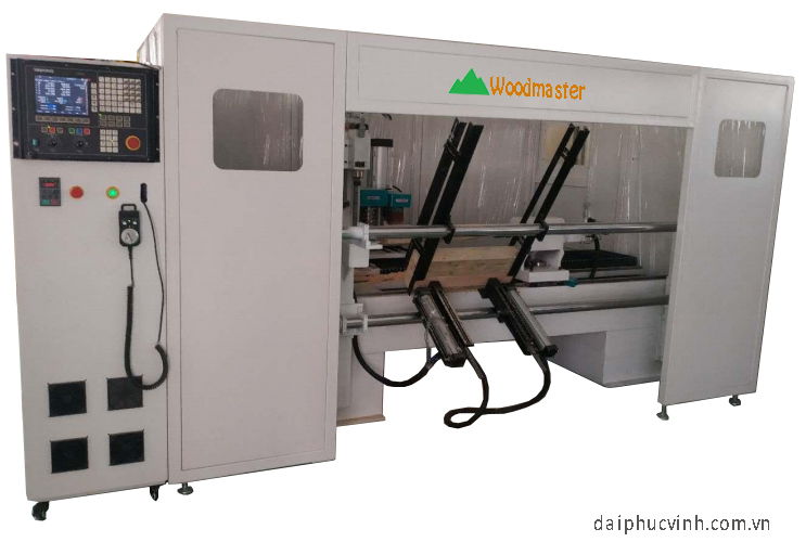 MÁY CNC 4 TRỤC 5 DAO GIA CÔNG CHÂN BÀN, CHÂN GHẾ