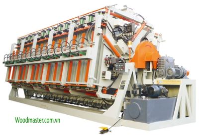 Máy ghép gỗ thuỷ lực 4 mặt 5,2m